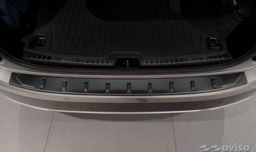 чорна накладка STRONG на задній бампер Volvo V90 фото