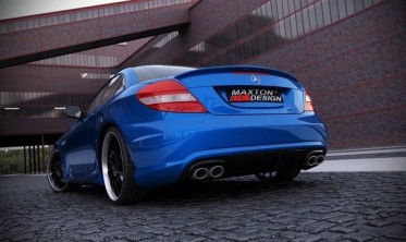 Тюнинговый задний бампер Mercedes SLK R171 в стиле R172 AMG фото