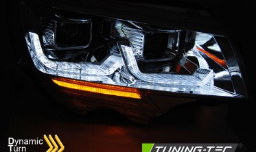 Діодні передні фари VW T6.1 післярестайл з ДХО фото