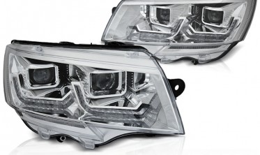 Діодні передні фари VW T6.1 післярестайл з ДХО фото