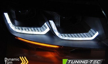 Тюнинговые передние фары VW T6 рестайл фото