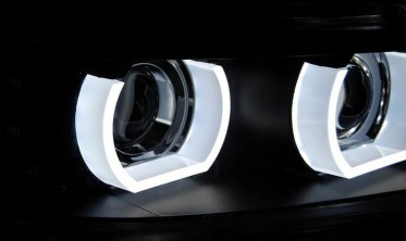 Фары передние черные BMW E90 / E91 рестайл под заводс. ксенон без AFS фото