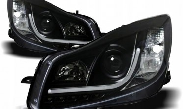 Чорні тюнінг передні фари з діодами OPEL INSIGNIA фото