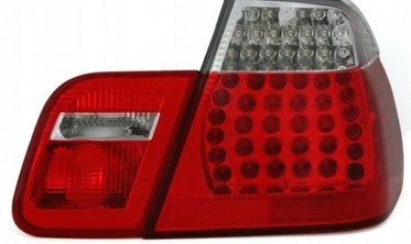 Діодні тюнінг ліхтарі (стопи) BMW 3 E46 седан дорестайл фото