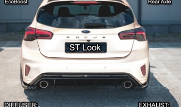 модельный глушитель Ulter FORD FOCUS 4 HATCHBACK 1,0 EcoBoost фото