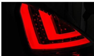 Задні ліхтарі тюнінгові LED BAR FORD FIESTA MK7 Hatchback дорестайл фото