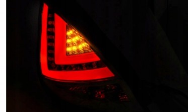 Задні ліхтарі тюнінгові LED BAR FORD FIESTA MK7 Hatchback дорестайл фото