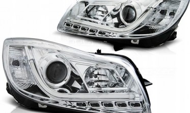 Тюнінгові фари передні з ДХО OPEL INSIGNIA 2008-2012 фото