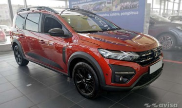 чорна накладка для захисту заднього бампера Dacia Jogger фото