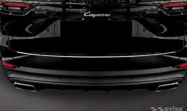 защитная накладка на задний бампер Porsche Cayenne 3 фото