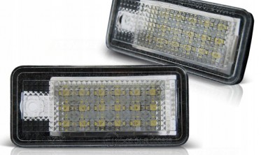 LED подсветка номера Audi A3 / A4 B6 B7 / A6 C6 / Q7 Canbus фото