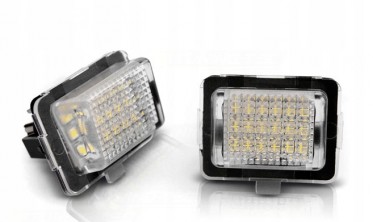 LED подсветка номера Mercedes W204, W212, C207, C216, W221 фото
