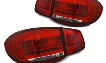 Тюнінг ліхтарі LED BAR задні VOLKSWAGEN TIGUAN дорестайл 2007-2011 фото