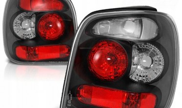 Черные фонари задние VOLKSWAGEN POLO 6N хетчбек фото