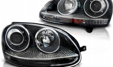 Фары передние VW Golf 5 / Jetta стиль GTI black фото