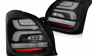 Задні ліхтарі SUZUKI SWIFT 6 чорні з LED поворотом фото