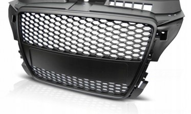 Решітка радіатора AUDI A3 (8P) у стилі RS матова фото
