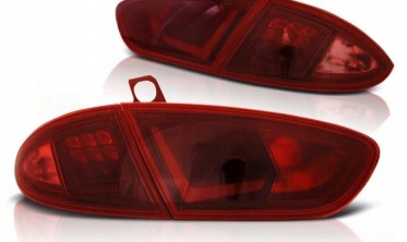 Красные фонари задние LED BAR SEAT LEON 2 рестайл фото
