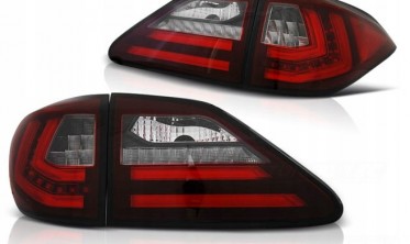 Диодные фонари задние LEXUS RX III 350 красно-белые фото