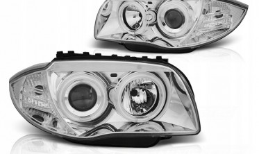 Передні тюнінгові фари BMW 1 E87, E81, E82, E88 ANGEL EYES CCFL фото