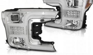 Передні тюнінгові фари FORD F150 MK13 (динамічний led поворот) фото