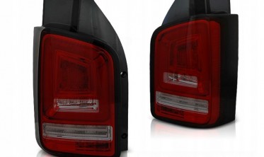 Діодні задні ліхтарі VW T6 2015-2019 (подвійні задні двері) фото