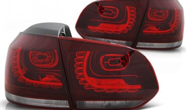 Новые фонари задние диодные VOLKSWAGEN GOLF VI красно-белые фото
