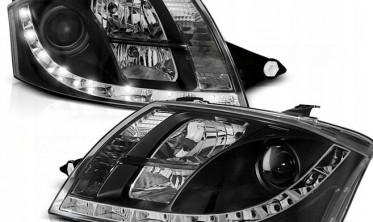 Чорні лінзовані фари передні AUDI TT МК1 фото