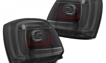 Фонари задние LED BAR VOLKSWAGEN POLO 6R HATCHBACK тонированные фото