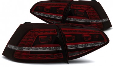 Світлодіодна задня оптика VW Golf VII GTI стиль RED SMOKE (динамічні повороти) фото