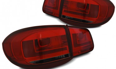 Тюнінгові стопи (LED ліхтарі задні) VW TIGUAN 07-11 RED SMOKE фото