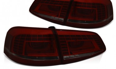 Тюнінгові ліхтарі (стопи діодні) Volkswagen Passat B7 VARIANT RED SMOKE фото