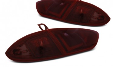 Диодные фонари задние SEAT LEON 2 рестайлинг RED SMOKE фото