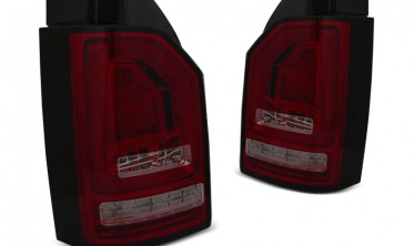 Задние LED фонари Volkswagen T6 (ляда) дорестайл с динамическими поворотами фото