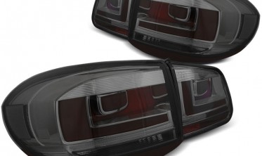 Светодиодные задние фонари VW TIGUAN дорестайл тонированные фото
