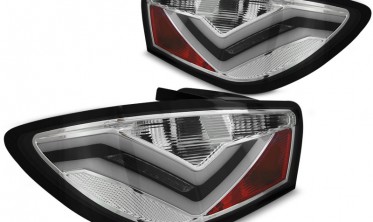 Led ліхтарі задні хромовані SEAT IBIZA 4 6J хетчбек 3 двері фото