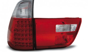 Led ліхтарі задні (стопи тюнінг) BMW X5 E53 red white фото
