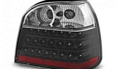 Led фонари задние VOLKSWAGEN GOLF 3 черного цвета фото