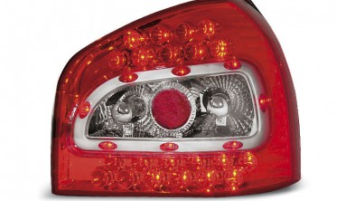 Діодні червоні стопи (ліхтарі задні) AUDI A3 8L 96-00 фото