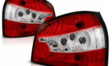 Фонари задние red white для AUDI A3 8L дорестайл фото