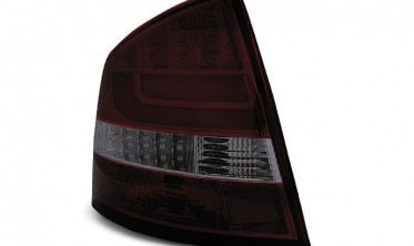 Діодні тюнінг ліхтарі задні SKODA OCTAVIA II седан фото