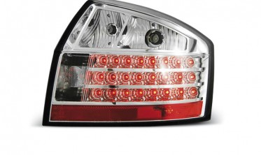 Led ліхтарі задні тюнінг chrome AUDI A4 B6 седан фото