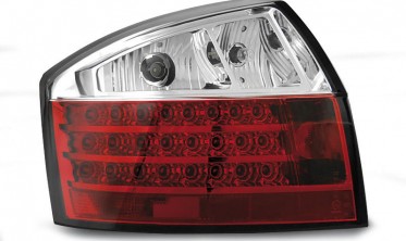 Діодні ліхтарі задні AUDI A4 B6 седан, red white фото