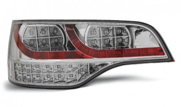 Задній хром ліхтарі з діодами AUDI Q7 фото