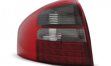 Світлодіодні ліхтарі red smoke задні AUDI A6 C5 седан фото