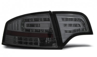 Led фонари тюнинговые задние smoke AUDI A4 B7 sedan фото