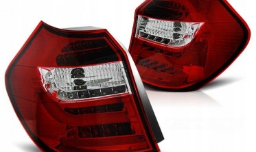 Світлодіодні задні ліхтарі BMW 1 E87, E81 red-white фото