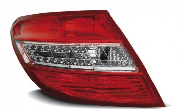 Фонари задние с led поворотами MERCEDES W204 дорестайл седан фото
