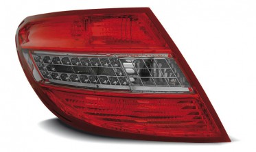 Тюнинг фонари задние MERCEDES W204 седан 2007-2010 с диодными поворотами фото
