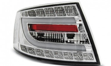 Фонари задние тюнинговые AUDI A6 C6 хром фото